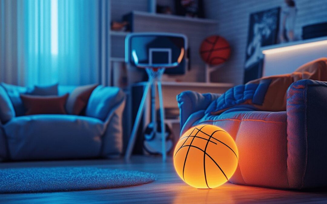 Découvrez la révolution déco avec la Lampe LED Basketball 3D : confort et Design Sportif